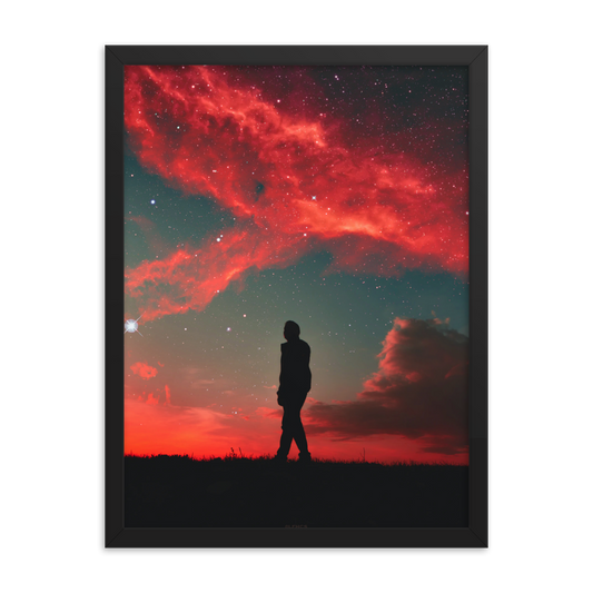 "THE MIND." Framed print