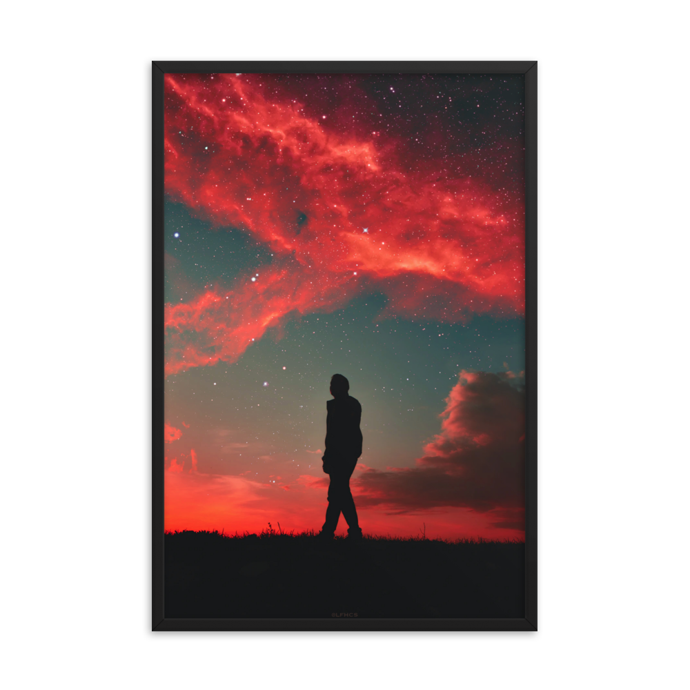 "THE MIND." Framed print