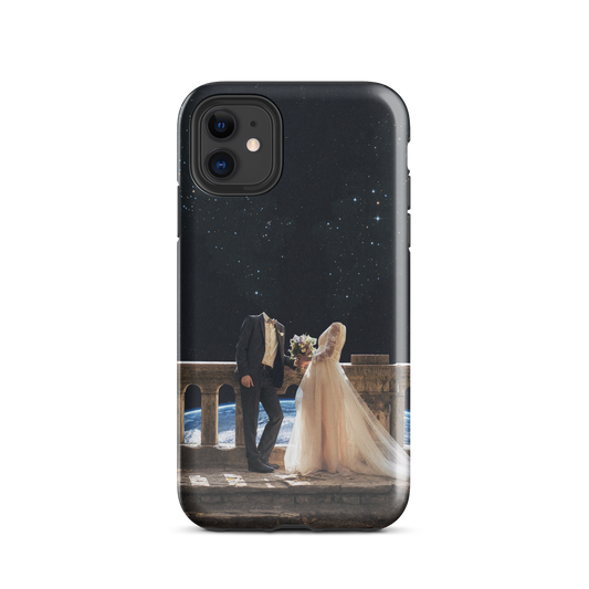 "JUST MARRIED." Tough Case for iPhone®