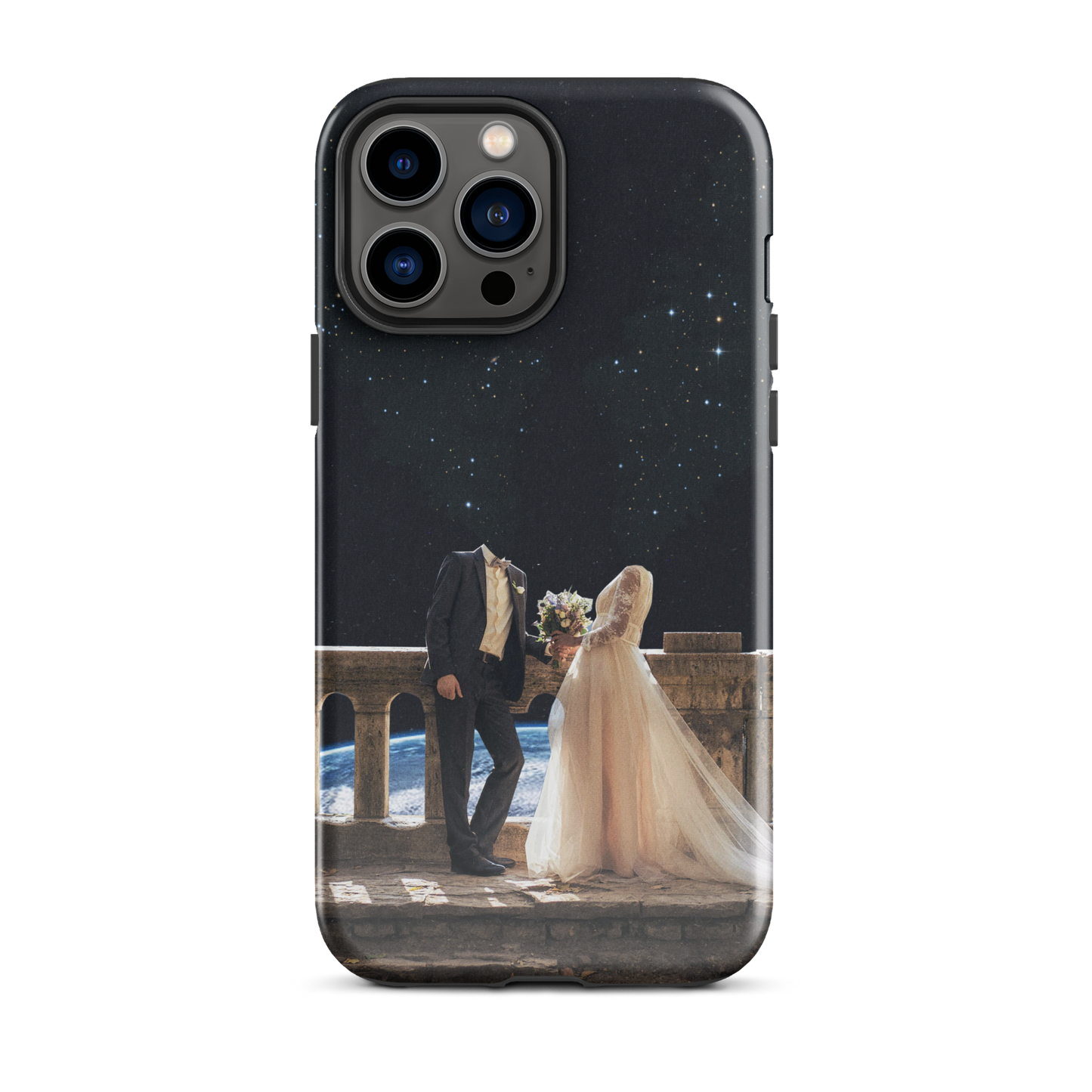 "JUST MARRIED." Tough Case for iPhone®