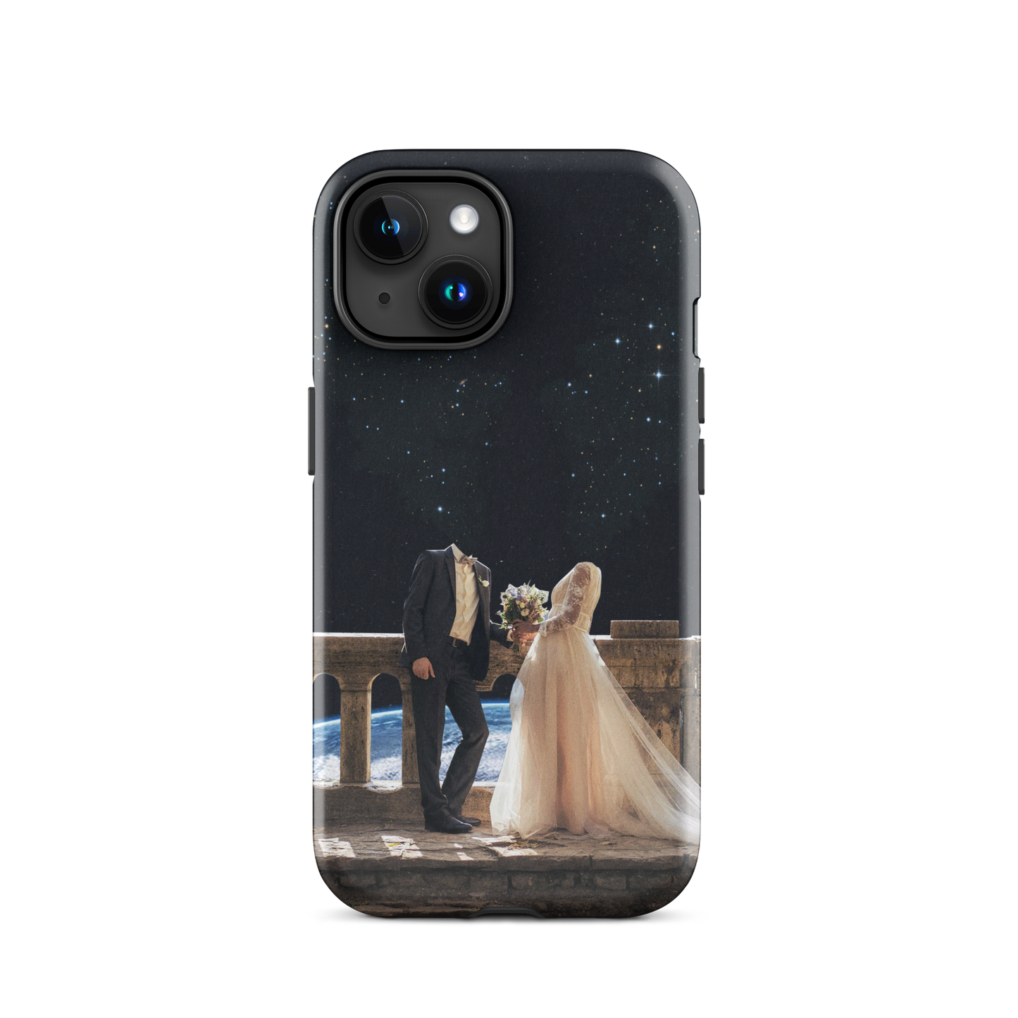 "JUST MARRIED." Tough Case for iPhone®