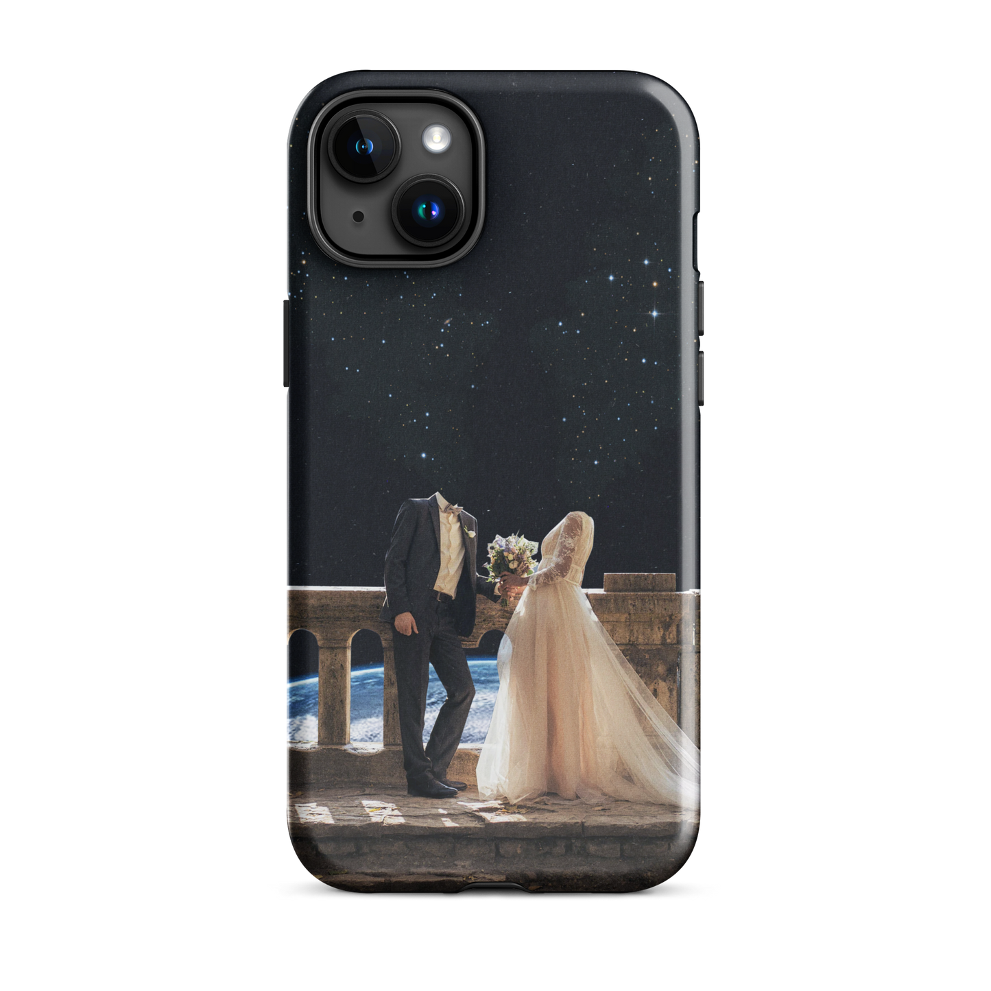 "JUST MARRIED." Tough Case for iPhone®