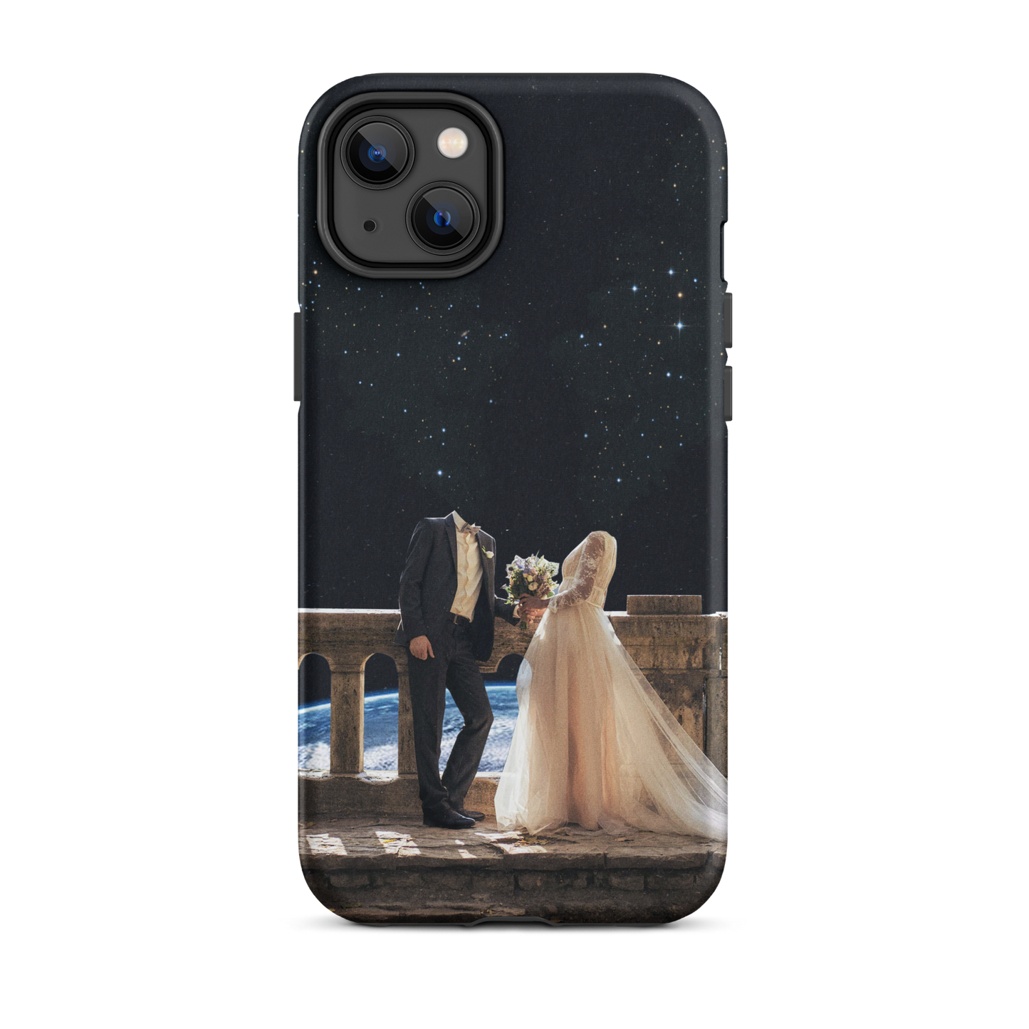 "JUST MARRIED." Tough Case for iPhone®