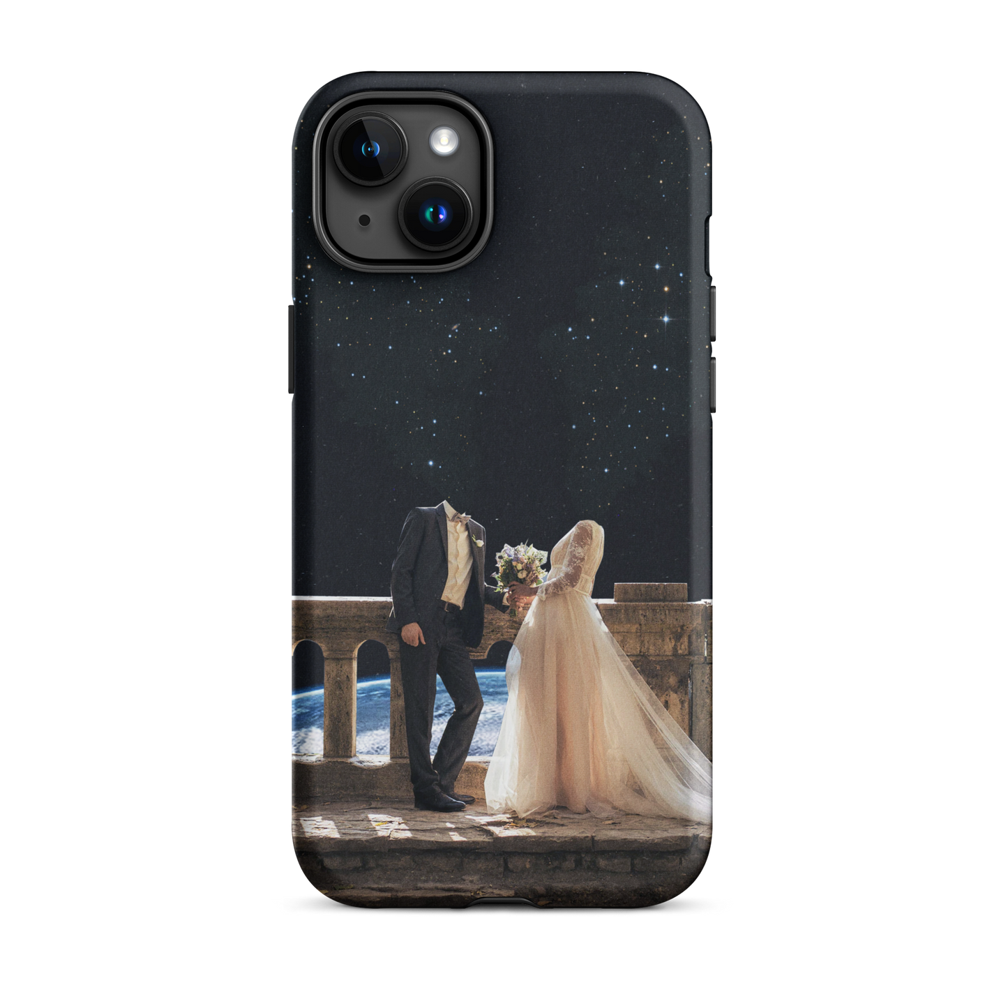 "JUST MARRIED." Tough Case for iPhone®