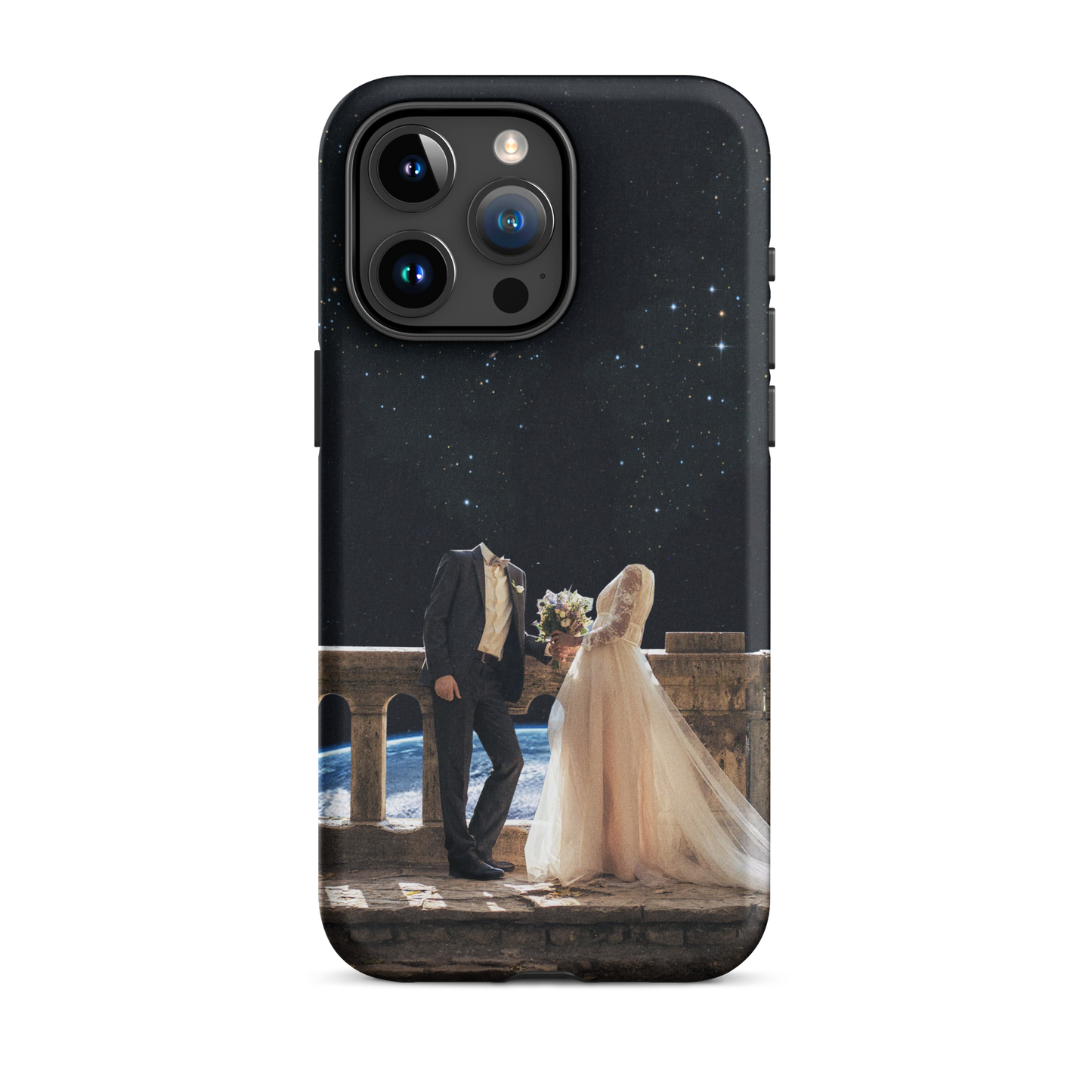 "JUST MARRIED." Tough Case for iPhone®